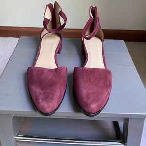 EILEEN FISHER Women Hutton Suede Flat Pumps - NEW NWOB